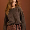 Meisie jersey punto con perlas oro viejo marron meisie M210K02OTT 1