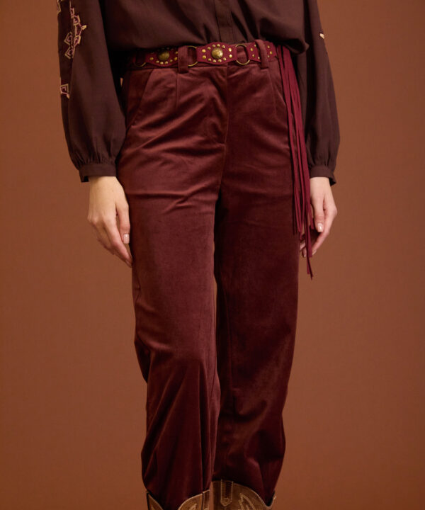 Pantalones micropana MEISÏE plisados