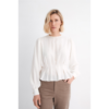 Mus Bombon blusa manga larga pliegues en cintura blanca 16230 SOLSTICE BLANCO 1