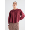 Mus Bombon blusa romantica cuello bebe 16214IRIS GRANATE 3