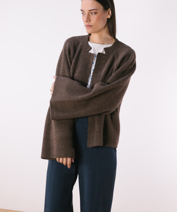 Chaqueta cardigan P.A.N marrón