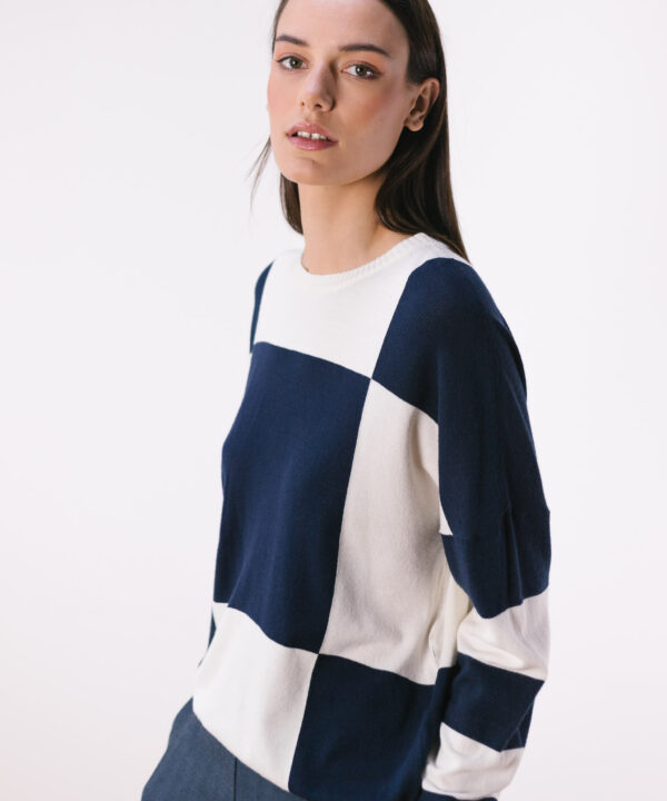 PAN jersey cuadros marino P.A.N producto basico FALL 26 ECOMMERCE PAN 68