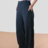 PAN pantalon azul espiga P.A.N producto basico FALL 26 PAN 48