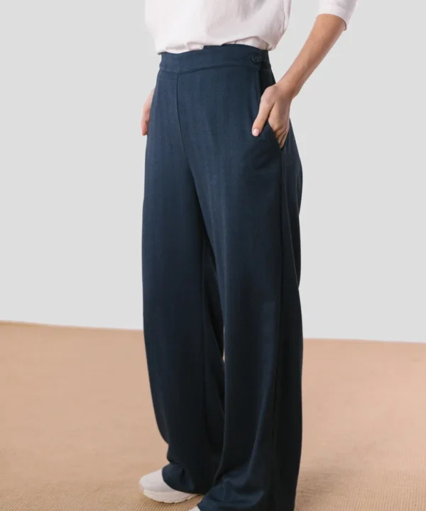 Pantalón P.A.N azul espiga