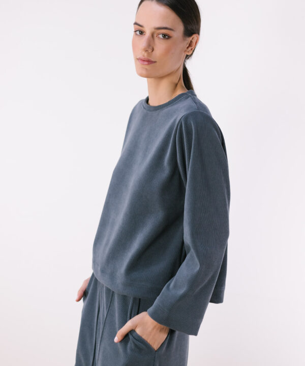 Top sudadera P.A.N azul