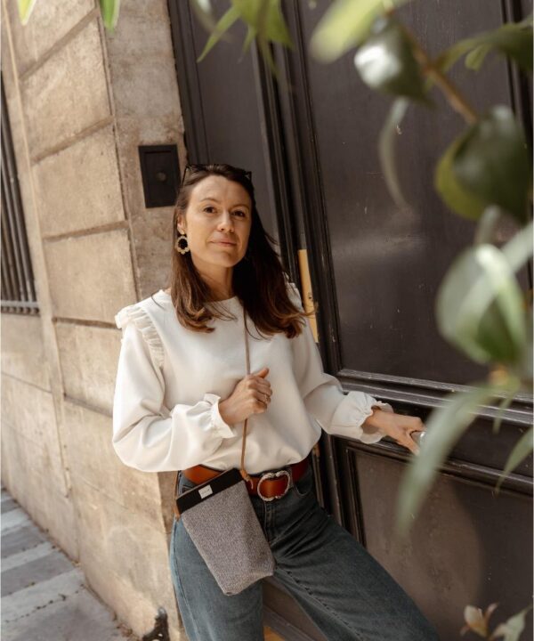 Portamóvil CLOVER Selena gris
