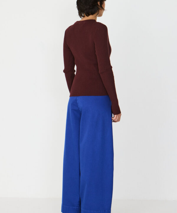 SKFK Sueter cardigan punto corto Ekilore granate wsw00817 0r9 4