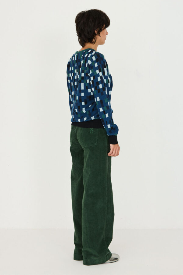SKFK jersey sueter iradi verde azul algodon organico wsw00836 1b7 3 scaled e1791313114403 Suéter algodón orgánico SKFK Iradi - Imagen 3