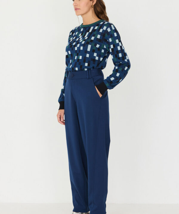SKFK pantalon mirari azul cobalto modal SKFK pantalon mirari azul cobalto modal