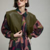 Skatie chaleco abotonado piel sintetica verde oliva skatie S05J60ELM 04
