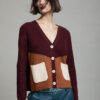 Skatie chaqueta punto en bloque de color cardigan Skatie S70K11OSL 01