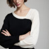 Skatie jersey bicolor asimetrico skatie S70K17BLK 02