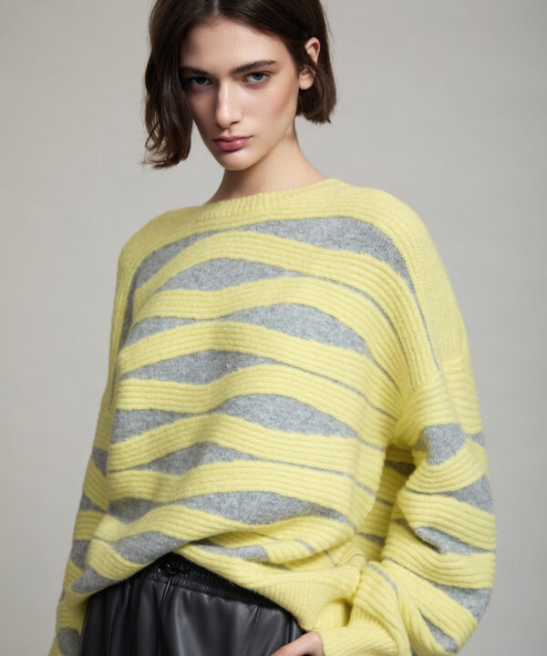 Jersey de punto SKATÏE intarsia con ondas