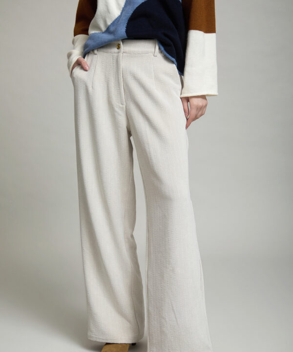 Pantalón recto SKATÏE pana crudo