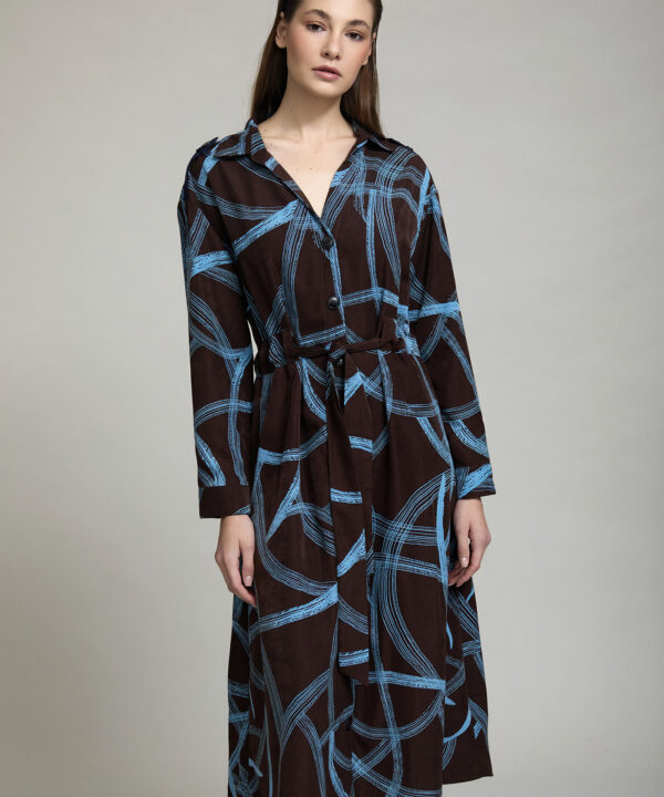 Vestido camisero SKATÏE estampado