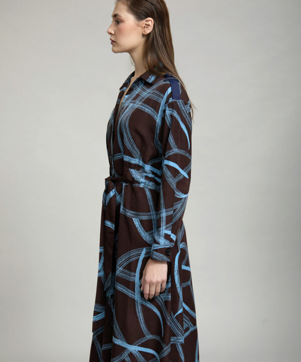 Skatie vestido camisero estampado midi skatie S102V09SPT 03